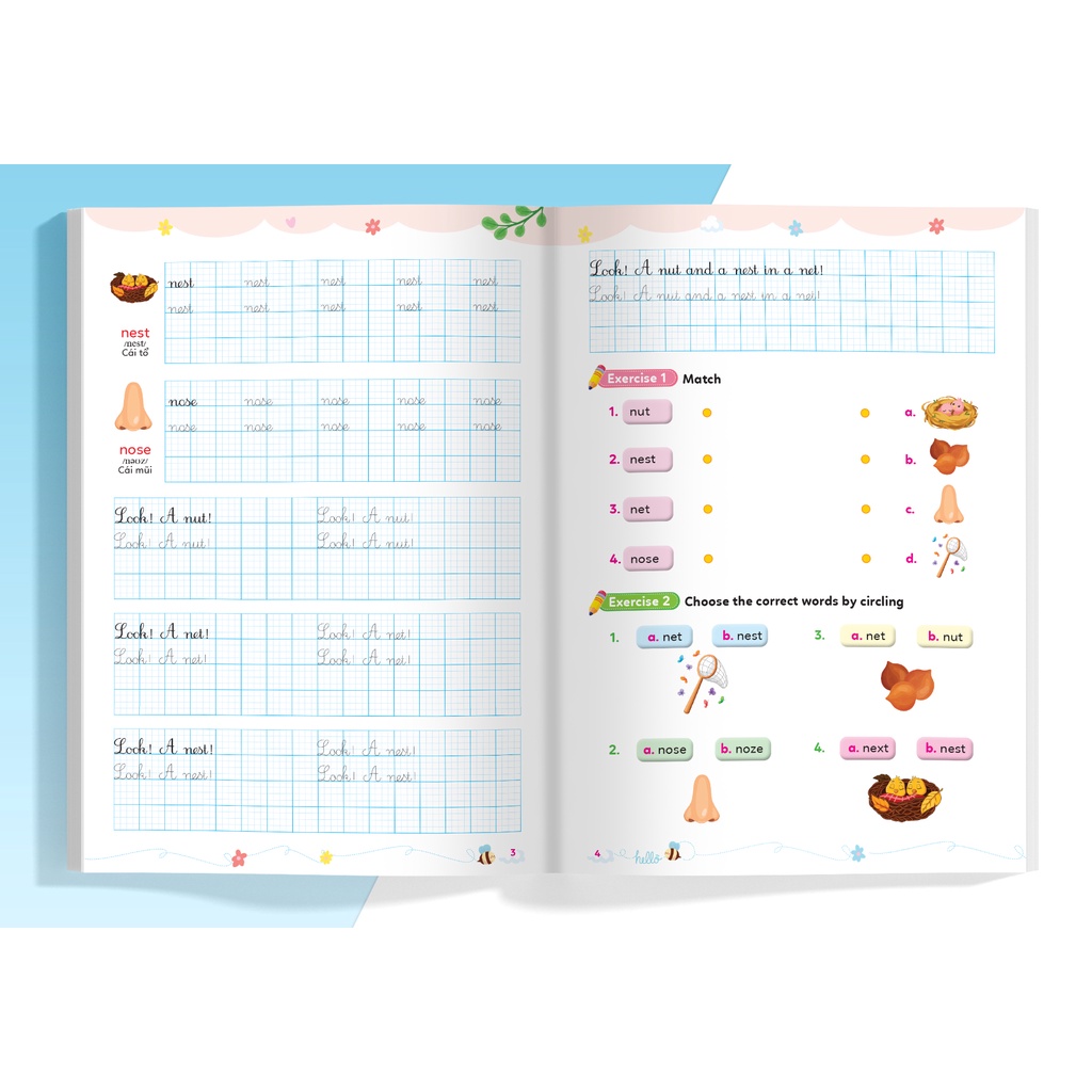 Sách Luyện viết chữ đẹp tiếng Anh My Phonics grade 2