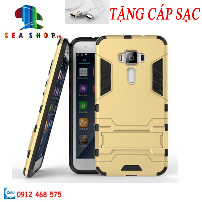 Ốp Asus Zenfone 3 - ZE552KL - Z012D chống sốc IRON MAN [SEASHOP]