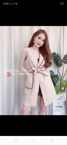 Áo khoác vest jle kiểu
