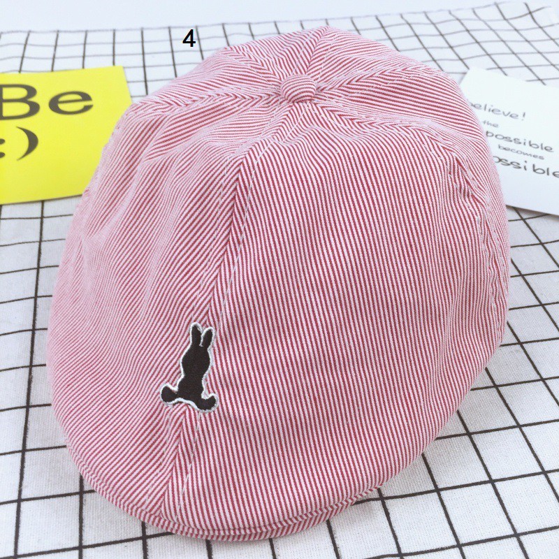 Nón beret họa tiết thỏ xinh xắn dành cho các bé