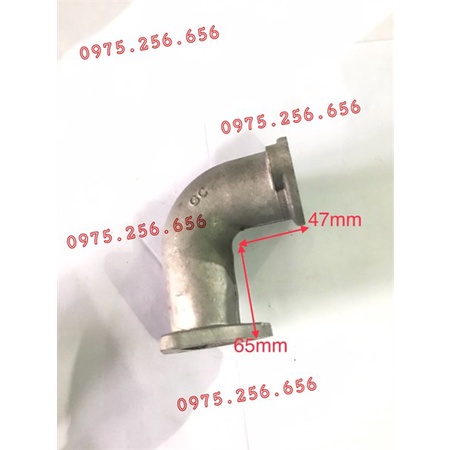 Chân Nối Cổ hút 186 Phụ tùng máy cày