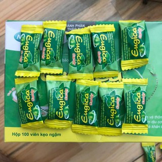 KẸO NGẬM EUGICA 10 VIÊN - LÀM DỊU CƠN HO, GIẢM ĐAU RÁT HỌNG VÀ KHẢN TIẾNG EUGICA CANDY