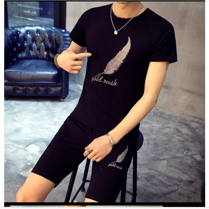 sét bộ thể thao lông vũ nam