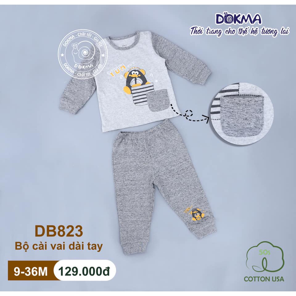 9-36M Bộ cài vai dài tay Dokma DB823