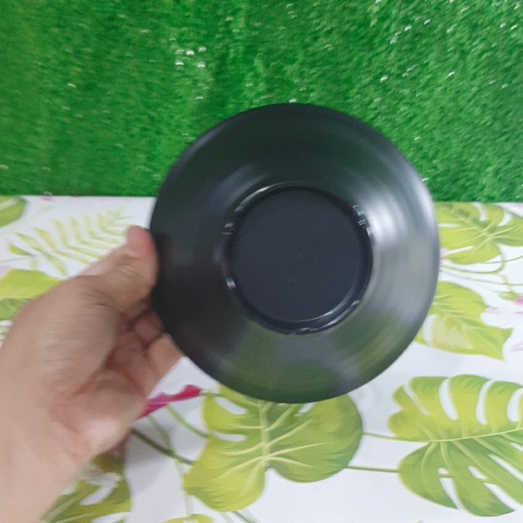 Tô nhựa melamine X16,17,18 màu nhám đen, nhà hàng sang trọng - Cao Cấp