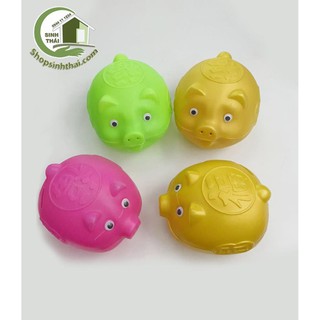 Heo nhựa đựng tiền - giao màu ngẫu nhiên - chọn size