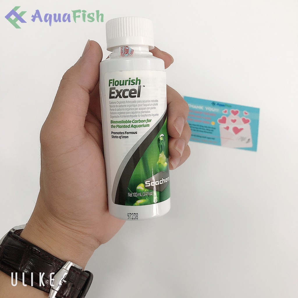 Dung Dịch Diệt Rêu Và Ức Chế Rêu Hại Excel 500ml, 250ml, 100ml Giúp Nước Bể Cá Trong Sạch