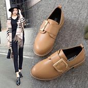 Giầy đốc nữ đế sao quai D khuyết HTĐB002 | BigBuy360 - bigbuy360.vn