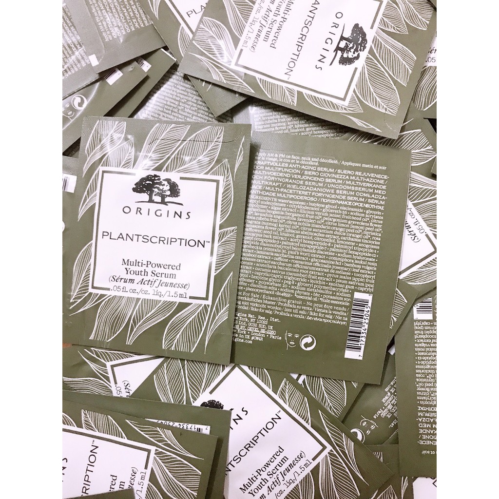 Tinh chất chống lão hóa giảm nhăn Plantscription Anti-aging power serum Origins