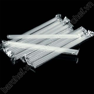 500g ống hút trắng có màng bọc