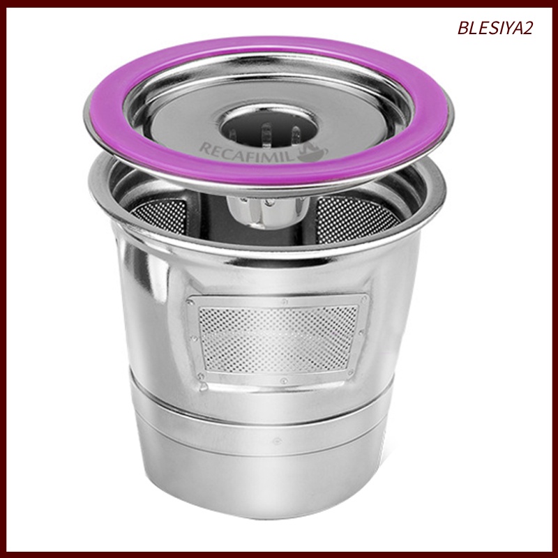 [BLESIYA2]Stainless Steel Capsule Cup Filter for KEURIG 2.0 &amp; 1.0 MINI PLUS Coffee Machine