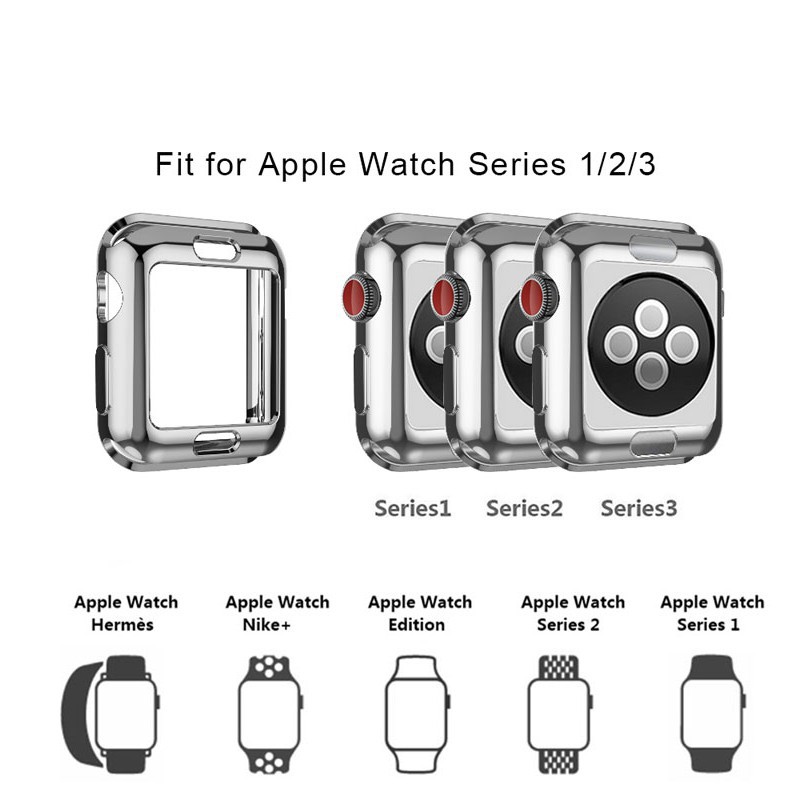 Vỏ đồng hồ Dành cho đồng hồ đeo tay táo 38/40/42/44 MM cho vỏ bảo vệ iwatch series 1/2/3/4