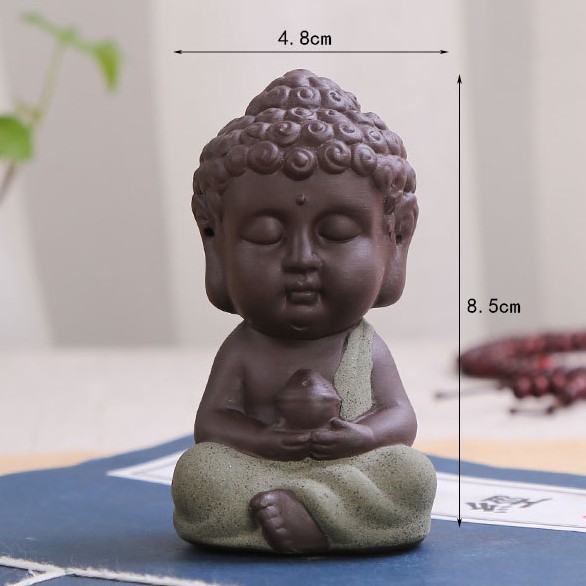 Tượng Phật Gốm Cát Tím - Đồ trang trí xe hơi, tiểu cảnh, tượng để bàn làm việc, trang trí nhà | BigBuy360 - bigbuy360.vn