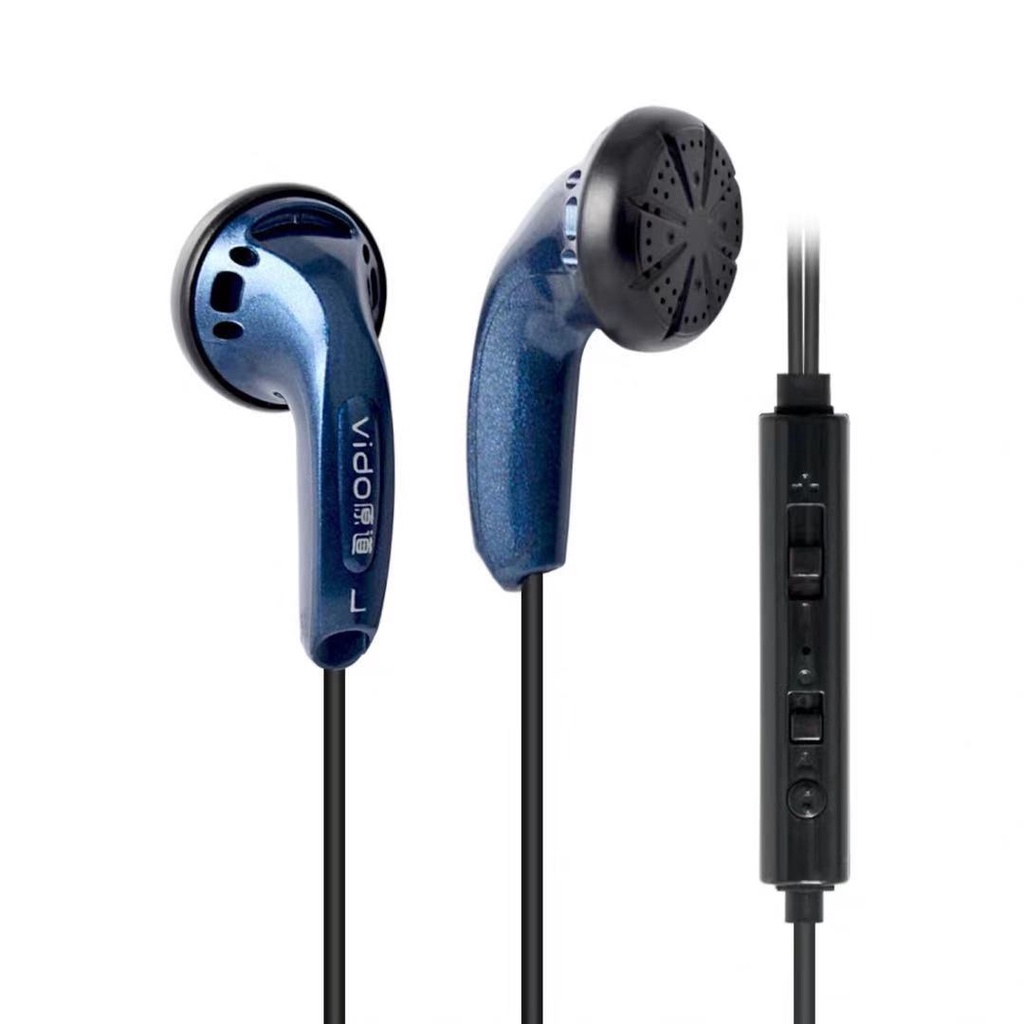 Tai nghe nhét tai Vido 3.5mm âm thanh HiFi sống động chất lượng cao
