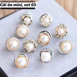 Set 10 khuy cài áo