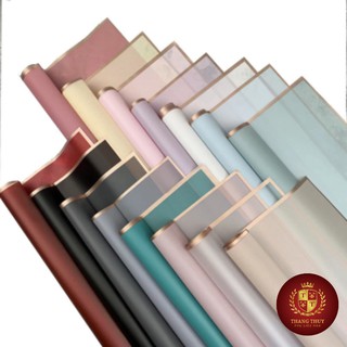 Giấy Gói Hoa và quà tặng handmade Bóng Mờ Viền Đồng 60cm x 60cm