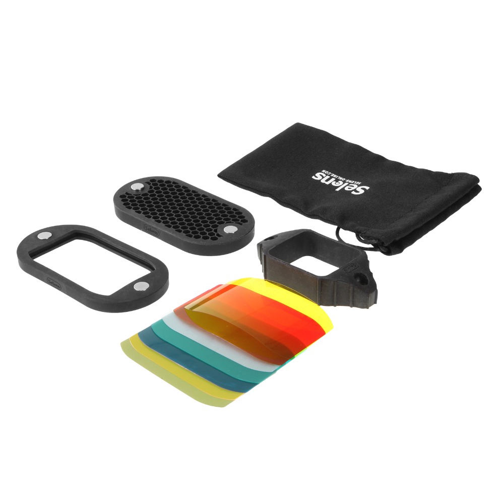 SELENS Bộ 7 Phụ Kiện Đèn Flash Máy Tính