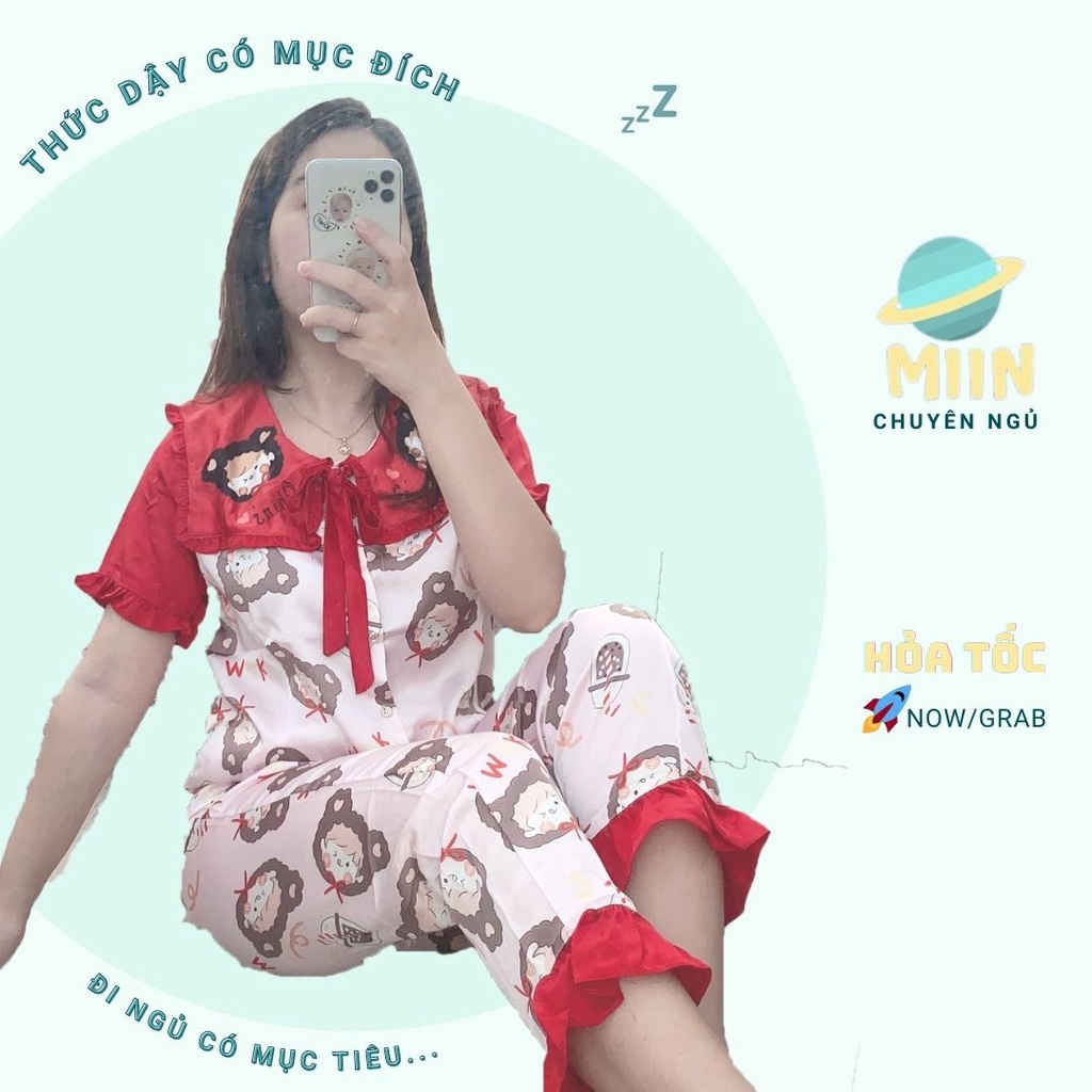 [NGỦ CAO CẤP] BỘ PYJAMA CÔ BÉ CUTE - CHẤT LIỆU LATIN CAO CẤP - PHIÊN BẢN ĐÁNG YÊU