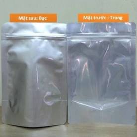 Túi zíp bạc 1 mặt trong 1 mặt bạc kt 22x30cm [1KG]