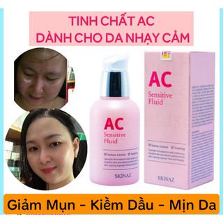 Tinh chất ac sensitive fluid skinaz - 30ml - dành cho da dầu - nhờn mụn - da nhạy cảm - ngừa mụn - skinaz chính hãng