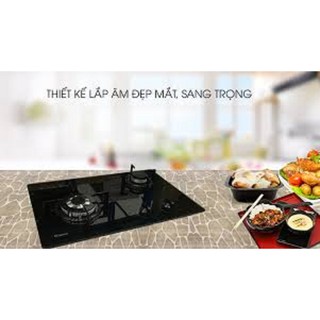 Bếp gas âm Rinnai RVB-6SDQ(B) -Bảo hành 2 năm - Xuất xứ Việt nam  - Alo Bếp Xinh