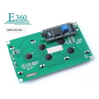 LCD2004A XANH LÁ + MODULE LCD I2C