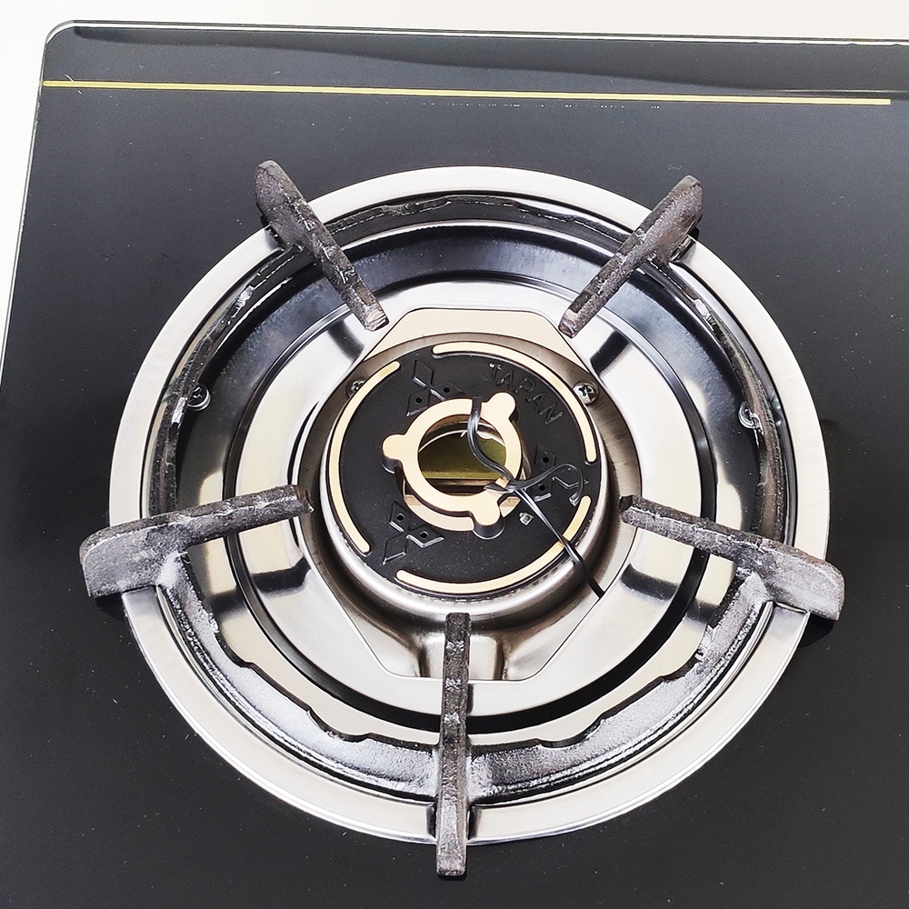 [Chính hãng] Bếp ga đôi Raiden RDB-2210 đầu đốt đồng, khung bếp inox toàn thân, mặt kính cường lực
