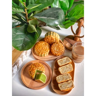 Bánh Nướng Ít Ngọt Nhân Sen Cốm Hải Châu 150g, Tết Trung Thu 2025