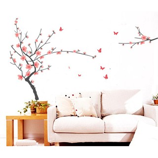 Decal dán tường cành đào tết 1 h32