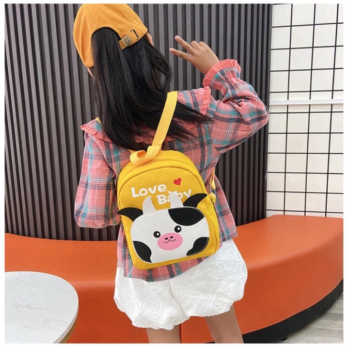Balo cho bé trai gái đi học mầm non, hình con vật dễ thương ngộ nghĩnh