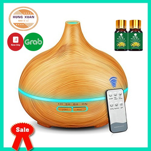 Máy Khuếch Tán Tinh Dầu Cổ Cao Bầu Tiên, Máy Phun Sương Xông Tinh Dầu Tạo ẩm Không Khí