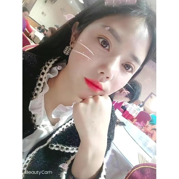 Set áo khoác không cổ + chân váy đen vải tweed sang chảnh viền trắng ulzzang