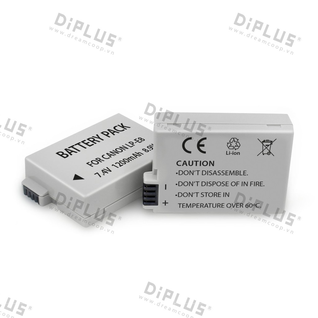 Pin canon LP-E8, pin máy ảnh canon 550D 600D 650D 700D lpe8