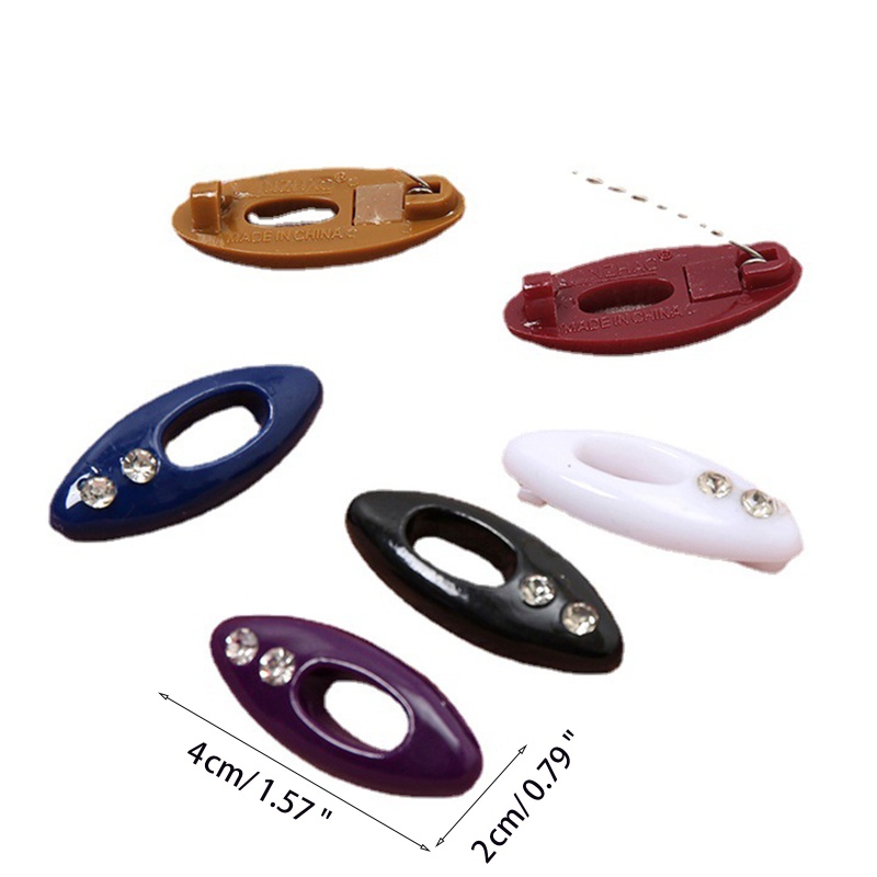 Ghim Cài Khăn Choàng Bằng Nhựa Phối Màu Phong Cách Hồi Giáo Độc Đáo