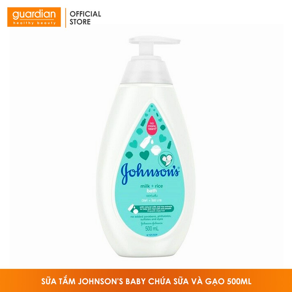 Sữa Tắm Johnson's Baby Chứa Sữa Và Gạo 500ml