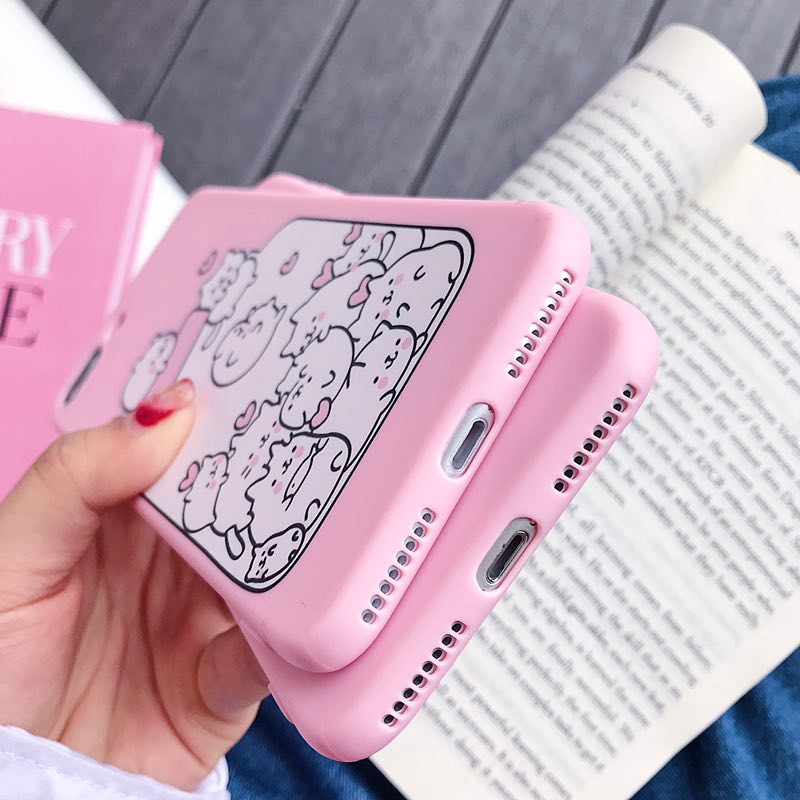 Ốp điện thoại TPU in hình xinh xắn cho Iphone 6 6s 6plus 6splus 7 8 7plus 8plus X XS XR XS Max | BigBuy360 - bigbuy360.vn