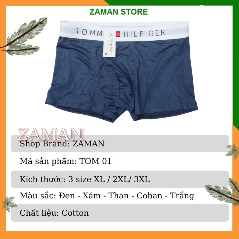 Quần Lót Nam Boxer Cotton Co dãn 4 chiều, Quần Sịp Nam Đùi Cao Cấp - Zaman