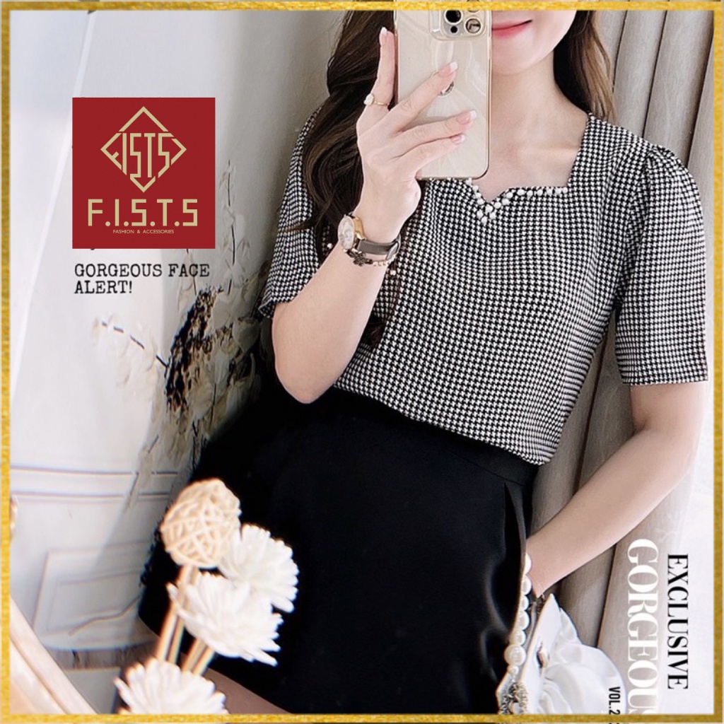 Áo sơ mi nữ kiểu có bigsize công sở F451 kiểu dáng độc không đụng hàng dễ phối hợp với các loại quần hoặc chân váy