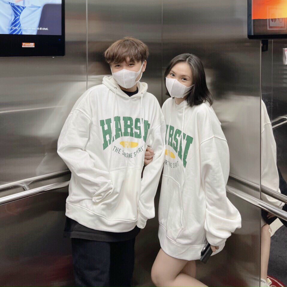 Áo khoác hoodie Nam/Nữ ,áo khoác nỉ Cặp Đôi HARSU form rộng Thời Trang  TP94