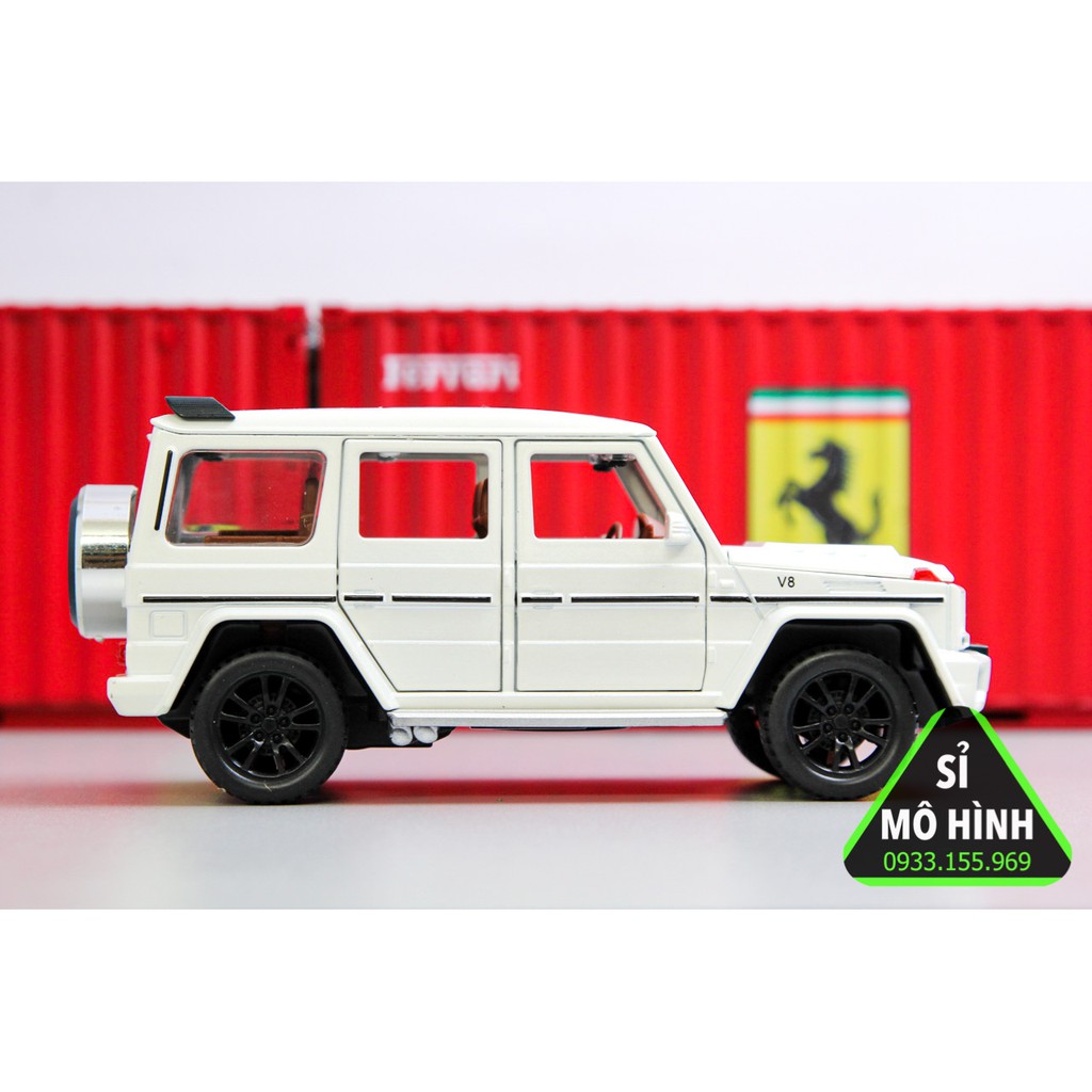 [ Sỉ Mô Hình ] Xe mô hình SUV Mercedes G63 G Klessa 1:32 Trắng