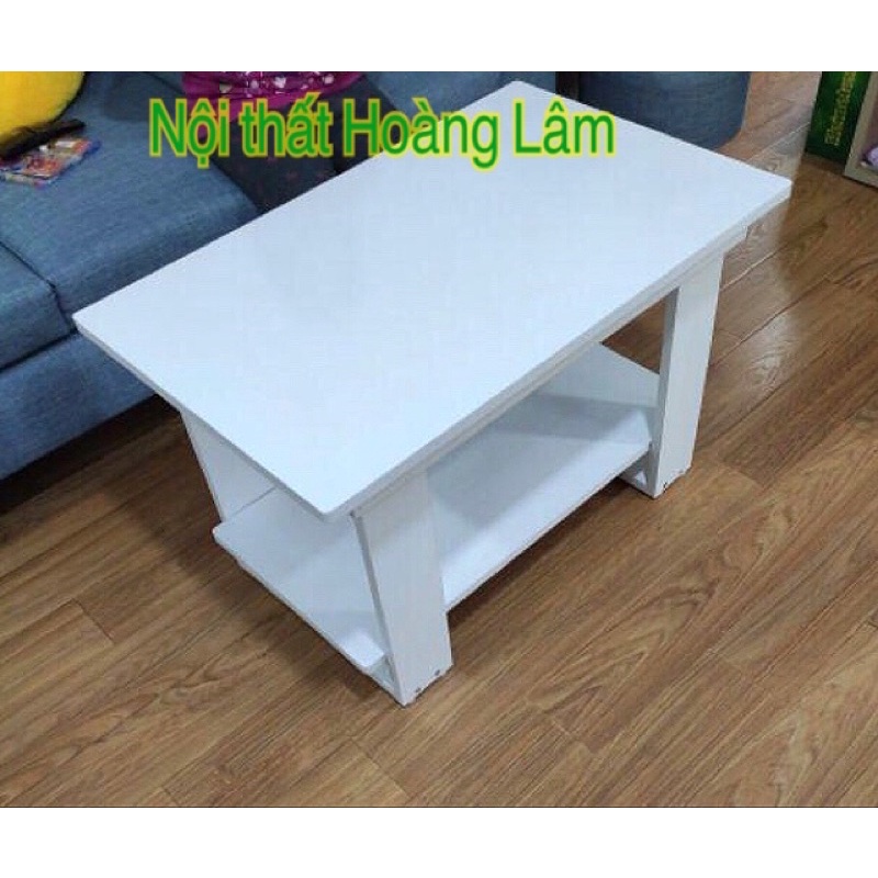 [Mã LIFEBKA5 giảm 10% tối đa 1 Triệu đơn 500k] Bàn trà 2 tầng chân chữ U cao 50 cm