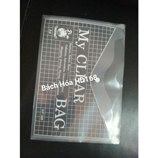 Bìa nhựa nút My clear /