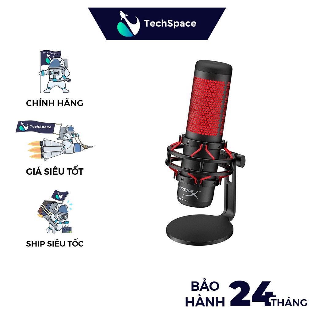 Micro HyperX QuadCast (Hàng chính hãng) -Bảo hành 24 tháng