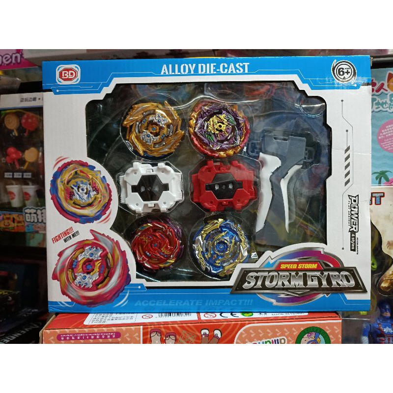 Hộp đồ chơi con quay BEYBLADE DUEL BATTLE có sàn thi đấu 329-60