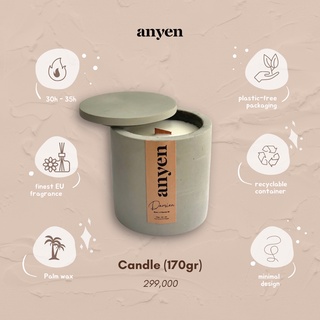Peach - Nến thơm (scent of Ocean Peach / hương Đào Biển)