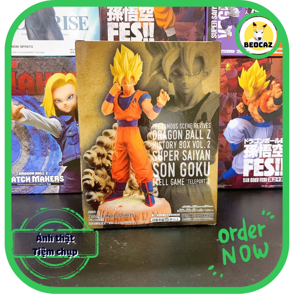 [Full Box Chính Hãng] Mô hình Son Goku siêu Saiyan Cell Game Teleport truyện Dragon Ball Z Vol.2 hãn