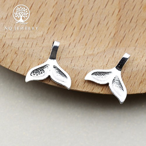 Charm bạc đuôi nàng tiên cá treo - NQ Jewelry