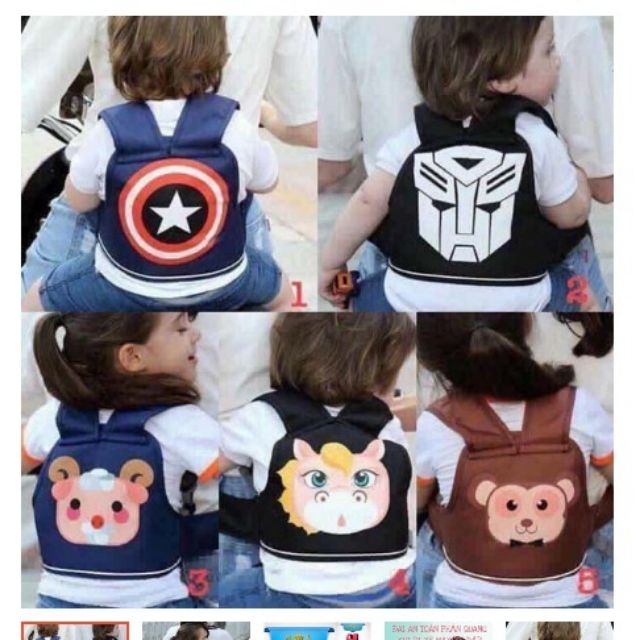 Đai Ngồi Đi Xe Máy Có Phản Quang An Toàn Cho Bé Loại 1