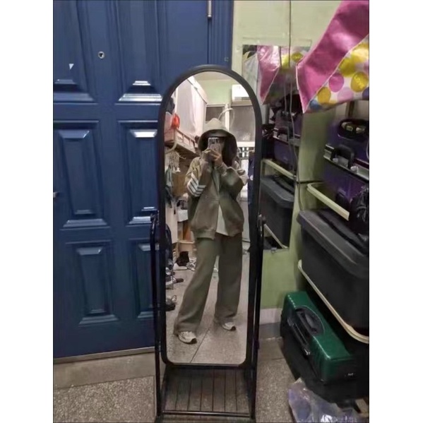 Bộ đồ 3 sọc nam nữ , áo hoodie có mũ mix quần ống rộng chất nỉ ngoại , phom rộng phong cách hàn quốc ulzzang , free size | BigBuy360 - bigbuy360.vn