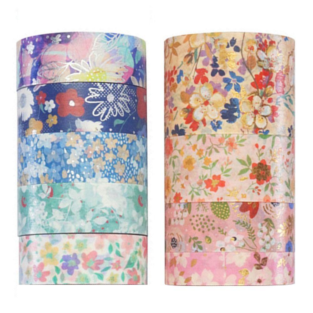 PISTA Set 9 Cuộn Băng Keo Dán Trang Trí Sổ Tay